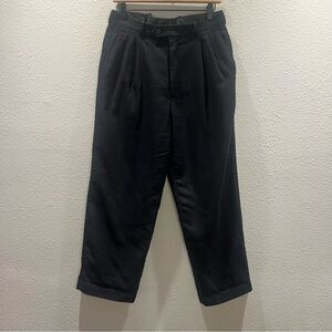 YSL Men’s Navy Blue Pinstriped Wool pants 33x27